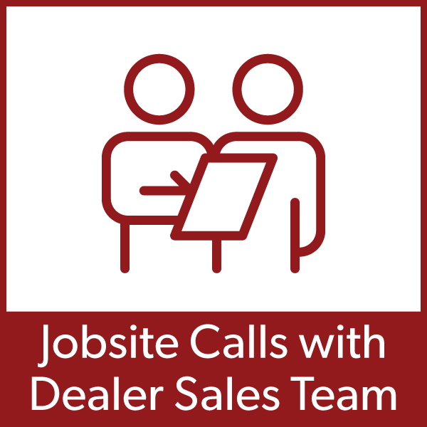 dealer services jobsite calls