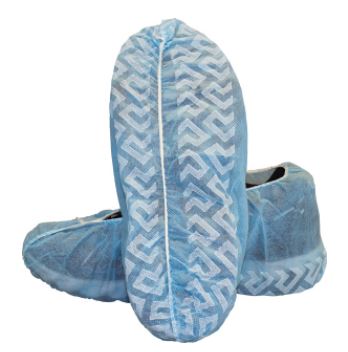 2X Blue Polypropylene Disposable Shoe Covers 300/cs
